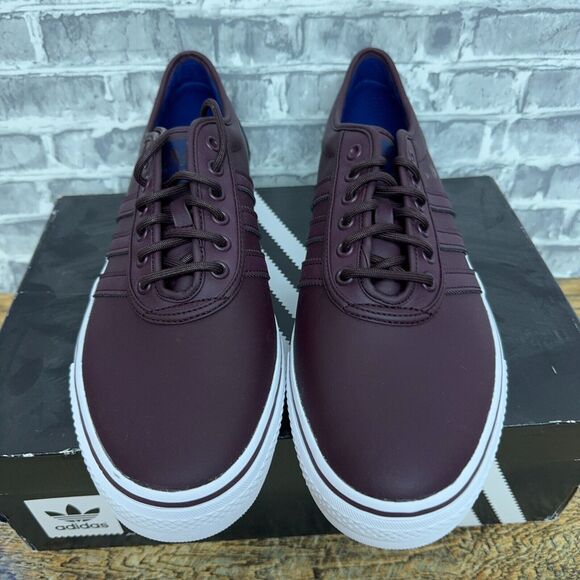 Adidas Men's Burgundy Low Sneakers Shoes Size 12 New - Picture 3 of 7